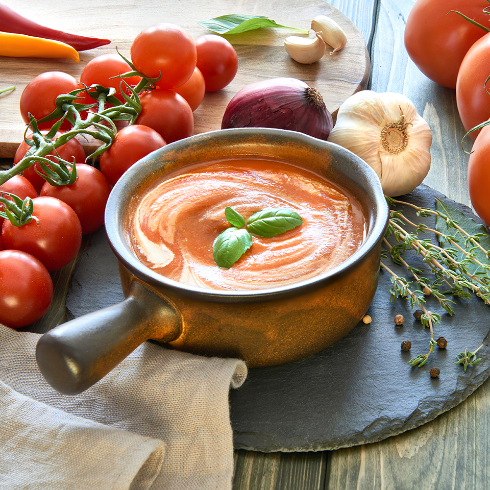 Crème de tomate, une recette savoureuse par Lassonde Service Alimentaire