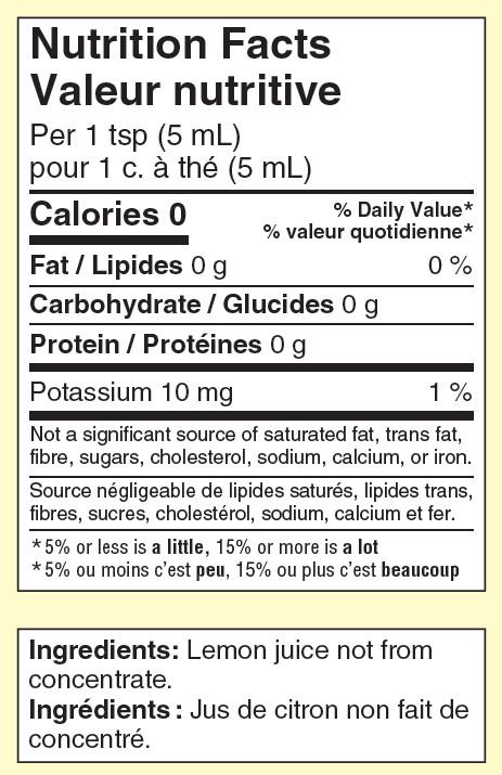 Informations nutritives